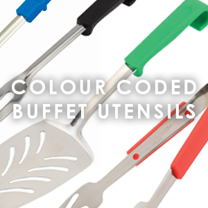 Colour Coded Buffet Utensils