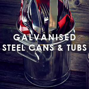 Galvanised Steel Cans & Tubs
