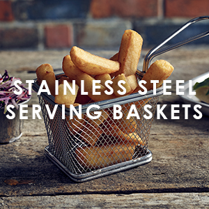 Stainless Steel Serving Baskets